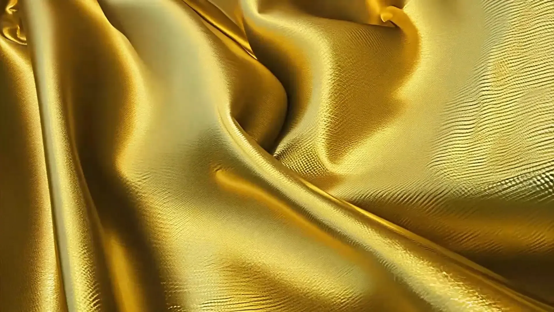 Golden Silky Satin Fabric Background for Premium Title Animation